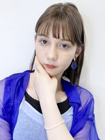 アイティー バイ アルバム 浦和店(IT by ALBUM)&nbsp;ぱっつんボブ_カーキグレージュマッシュショート_8541