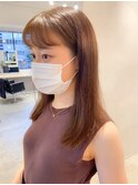 ブリーチなし/髪質改善/ミストバング/くすみカラー/艶髪