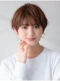 ショートボブ 大人可愛い 美シルエット 青山 表参道 30代40代