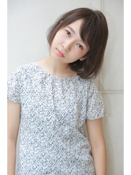 ギンザカミノア 熊谷店(GINZA CAMINOIA) アッシュオリーブの小顔ボブ