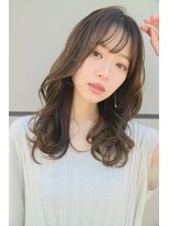 20代30代40代◎韓国人風ゆるウェーブヘア/春グレージュカラー