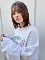 美髪/ロブ/ネビージュ/大人かわいい/こなれミディ[銀座]