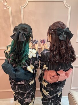 グルーヴ グルーヴ フェエリー(groove groove feerie) 【ヘアセット】プリンセスハーフアップ