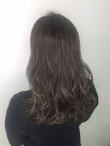 エヌプラス(N+)&nbsp;くびれヘアアプリコットオレンジ夏ハイライトカラー