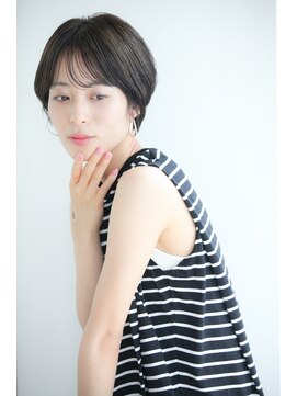 モコ(MOCO) 【MOCO hair natural琴似】クールな小顔前髪ありショート