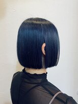ヘアーリビングリコ 新潟笹口店(hair living Liko) Blue×bob