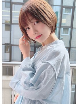 アイユー(ii+U) ボブ　小顔カット　ショート　似合わせカット　ストレート