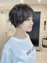 ヘアメイク シンズ レインボー(Hair Make SHIN'S RAINBOW)&nbsp;ショートボブ/大人巻き/ぷつっとボブ/ナチュラルカラー/高松