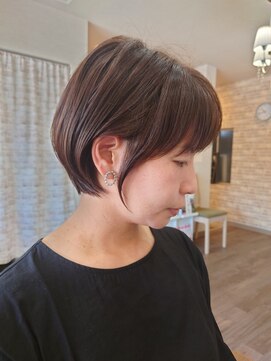 ミエル(miel) 【hair design miel】大人ショートボブ