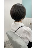 大人可愛い30代40代50ショートボブショート丸みショート