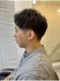MEN’S HAIR マッシュパーマアッシュブラックカルマパーマ