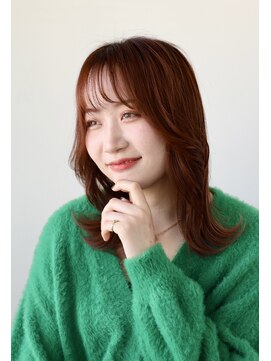 ヘアーアンドメイク エクリ 不動前店(Hair&Make equri) 【不動前美容室】ミディアムレイヤースタイル