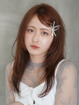 ワン 平塚(ONE009) オリーブベージュ/ウェットヘア /レイヤーカット /平塚