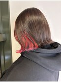 個性派インナーカラー