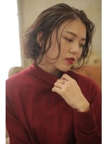 ラヴェ(LAWE.)&nbsp;くせ毛風　クラシカルモードボブ