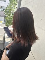 ディジョン(Dijon)&nbsp;韓国顔まわりレイヤーカットグレージュオリーブベージュブラウン