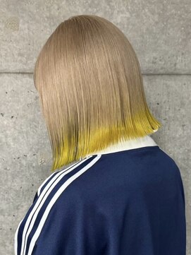 ソル オモテサンドウ 表参道 青山(SOL . OMOTESANDO) ミルクティーベージュケアブリーチハイトーンカラーダブルカラー