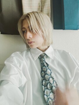 メゾンアクア 表参道(Maison ACQUA) =メンズボブ/スパイキーショート/ニュアンスパーマ/MEN’S HAIR