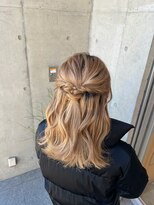 オーガニック ライフ 若葉 鶴ヶ島(organic+life)&nbsp;20代30代ゆるふわ♪お呼ばれ大人っぽねじり編みハーフアップヘア