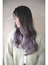 シード 成増 下赤塚店(ced.) 美髪ケアブリーチグラデーションカラーラベンダーパール