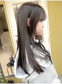 暗髪の透明感カラー/Erika