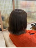 20代30代大人可愛い髪質改善カラーアッシュグレージュ透明感