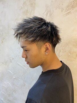 リベルテ グリット(Liberte Grit) ツーブロックフェザーモヒカンメンズメッシュツーブロック