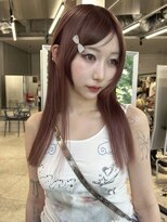 ペレ アネックス 大阪梅田茶屋町店(PELE ANNEX)&nbsp;くびれヘア/アプリコットオレンジ/夏のヘアアレンジ/梅田