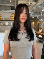 ココルアナ(coco luana)&nbsp;ブルーブラック/レイヤーカット/韓国/髪質改善