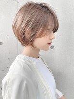 アグノス 青山(Agnos)&nbsp;うる艶髪モテ髪シースルーバング愛され暗めカラー結べるボブ