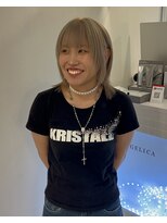アンジェリカラボ 高田店(ANGELICA LABO)&nbsp;【ANGELICA  LABO 高田店　店長　市川誠人】ホワイトグレージュ