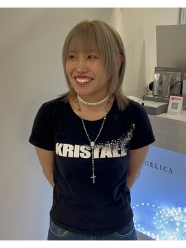 アンジェリカラボ 高田店(ANGELICA LABO) 【ANGELICA LABO 高田店 店長 市川誠人】ホワイトグレージュ