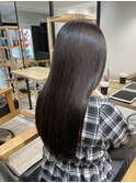 髪質改善ストレートワンカール