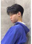 前下がりセンターパート