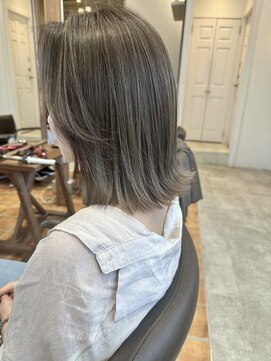 ダブルカラー/イルミナカラー/アッシュ/白髪ぼかし