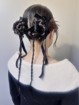 リリー シブヤ(Lilly shibuya) 【Lilly渋谷】#ヘアセット#ヘアアレンジ#編み込み#シニヨン