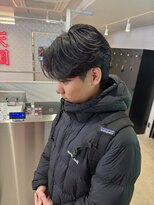 ブリーチ 静岡店(BLEACHi)&nbsp;【BLEACHi稲荷】毛流れセンターパート/静岡メンズ