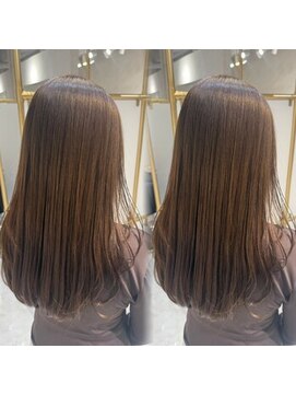 ミヨン 京橋店(miyon) 韓国レイヤーカット×暗髪カラー×髪質改善