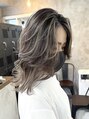 アーダーヘアサロン 武生店(ADER HAIR SALON)&nbsp;レイヤーカット"大人ハイライト"白髪ぼかしハイライト