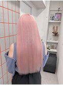 インナーカラー/トリートメント/デザインカラー/ペールピンク