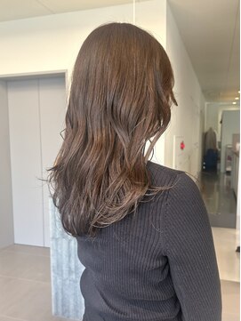 ローレンアオ(LOREN AO) 【LOREN AO】ブリーチなしダブルカラー/くすみベージュ