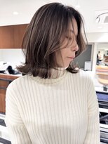 ゴカン バイ ジル ブラン 名古屋(Gokan by JIL BLAN) ハイライトバレイヤージュダブルカラーショートカット30代40代
