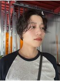 黒髪ニュアンスショート