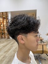 ピークスヘア(peaks hair)&nbsp;堀江メンズショートパーマシャドーパーマアクティブショート