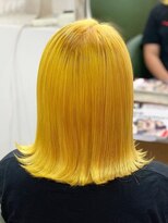 ヘアーガーデン バレッタ(hair garden barretta) 外ハネ・マーガレット　イエローCOLOR