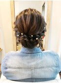 シニヨン着付けアレンジ【ヘアアレンジ　立川/立川南/八王子】