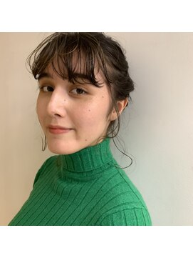 アピッシュ アオヤマ(apish AOYAMA) 女子力アップ♪小顔前髪カット＋【お団子ヘア】