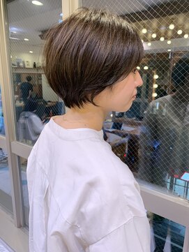 ロンド パルティール 大宮(Lond partir) 【石田勇士郎】アッシュブラウン毛先パーマネオウルフショート