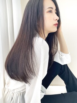 ケーツー心斎橋 クイーンズガーデン バイ ケーツー(K two QUEEN'S GARDEN by K two) 髪質改善ツヤ髪ストレートスタイル1/心斎橋&難波&なんば