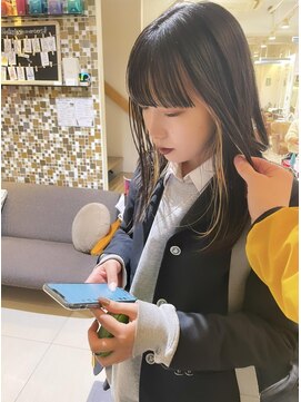 ネオリーブアイム 横浜西口店(Neolive aim) 横浜インナーカラー　フェイスフレーミングハイライト